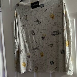 Mill Sock Kids Star Wars Long Sleeve Tee - White and Yellow